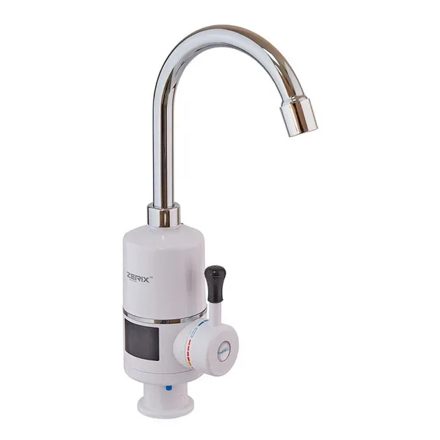 Проточний водонагрівач Zerix ELW41-E для мийки з індикатором температури 3,3 кВт (ZX4694) Чернівці - фото 1