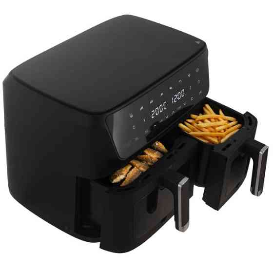 Электродуховка настольная с противнем, Фритюрница для семьи, Аэрофритюрница домашняя аэрогриль ZF-33 Львов