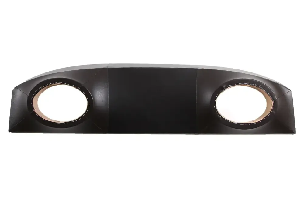 Полка багажника Lanos АвтоКомфорт под колонки кожзам черный Винница - изображение 3