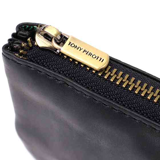 Зручна ключниця на два відділення з матової натуральної шкіри Tony Perotti 20836_1 (3350 nero) Чорний Київ