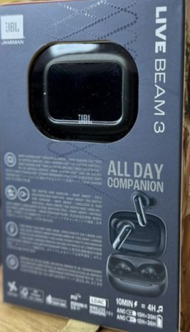 JBL Live Beam 3 (черные) ОРИГИНАЛ – беспроводные наушники. Харьков - изображение 5