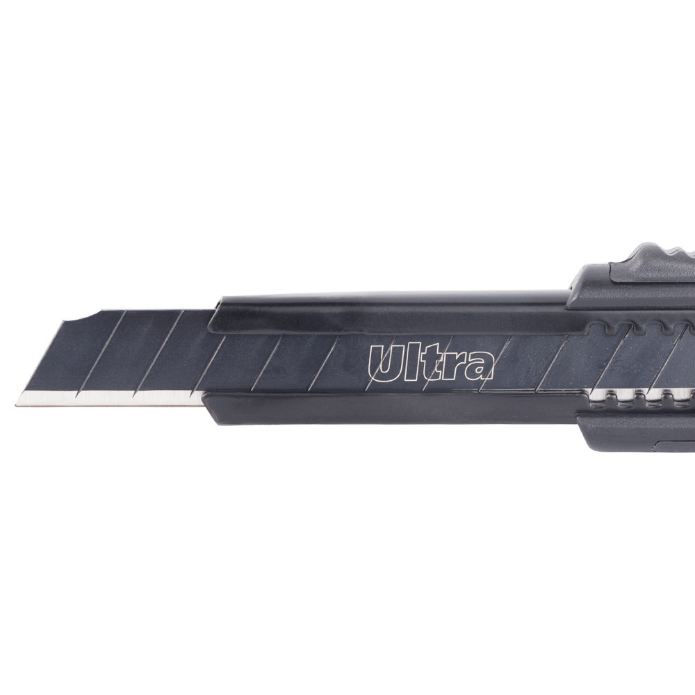 Ніж сегментний лезо 9 мм корпус ABS/TPR автоматичний замок ULTRA (8210142) Київ - фото 8