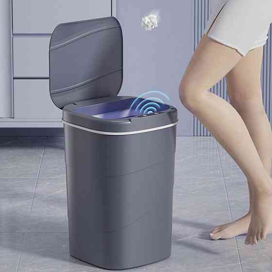 Сенсорное мусорное ведро на 13л,Серый SBR Киев