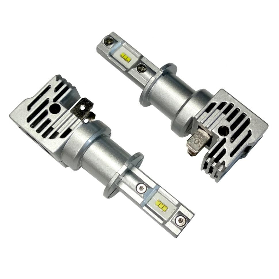 Комплект світлодіодних ламп HeadLight M3 H3 (Pk22s) 55W 6000K з активним охолодженням 12/24V Харків - фото 2