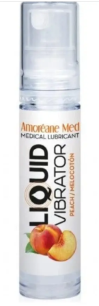 Стимулирующий лубрикант от Amoreane Med: Liquid vibrator - Peach ( жидкий вибратор ), 10 ml Sex Aura Киев