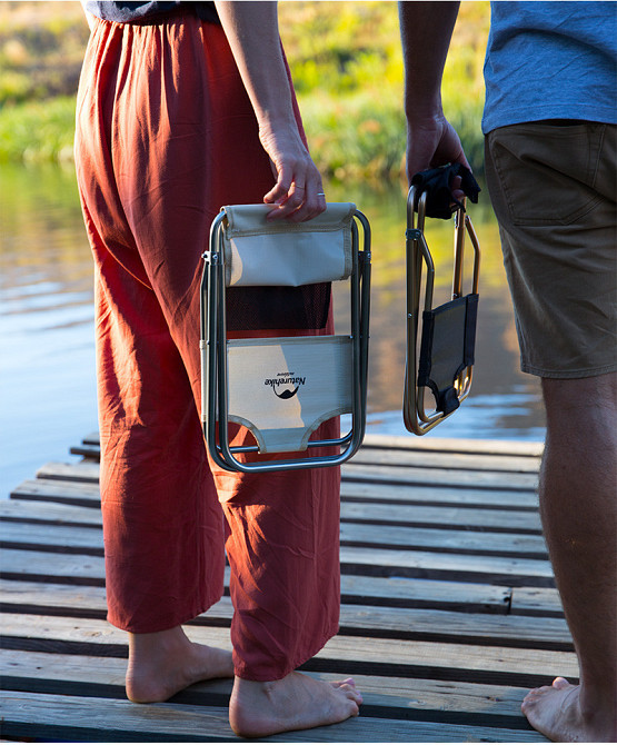 Стул раскладной Naturehike MZ01 NH18M001-Z, черный Ровно - изображение 7