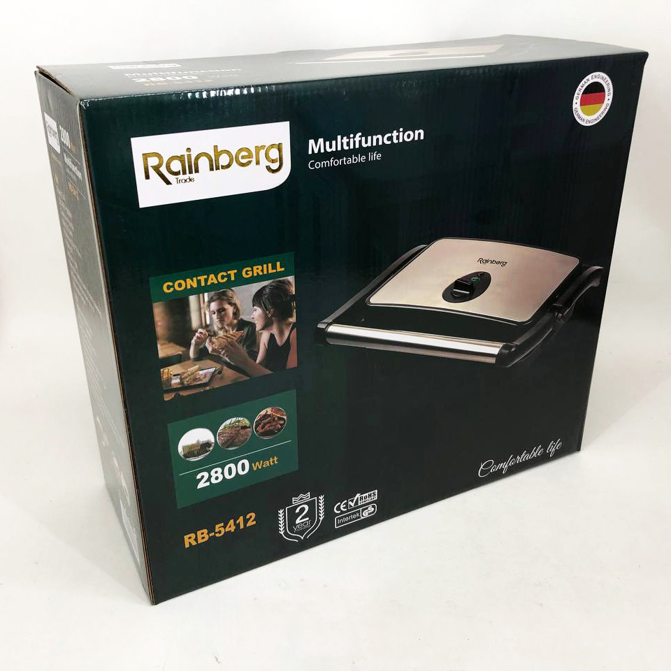 Сендвичница бытовая электрическая, Электрический гриль для мяса, Грильница для стейков LW-60 Львов - изображение 8