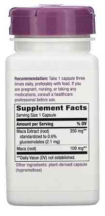 Мака Nature's Way Maca 350 мг 60 капсул Київ