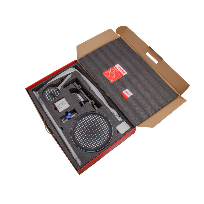 Душевая колонна с смесителем Koer KB-56029-07, 3 функции, графитовый цвет (KR5497) Харьков - изображение 10