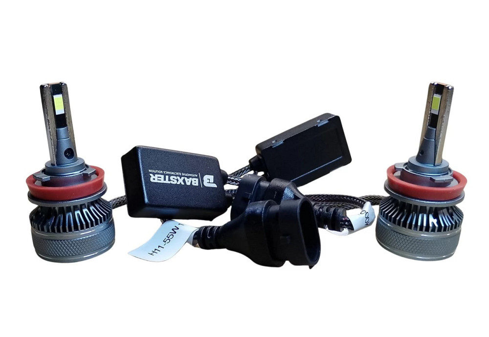 Комплект світлодіодних ламп BAXSTER PL Power Light H11(H8/H9/H16) (PGJ19) Canbus 6000K 12V Харків - фото 1