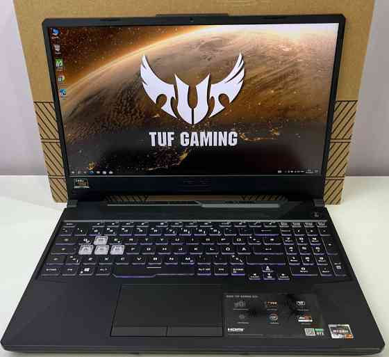Ноутбук: ASUS TUF Gaming 15.6" 144Hz, Ryzen 7 , 4800H, RTX 2060, 6Gb , 16Gb, 512Gb. Київ