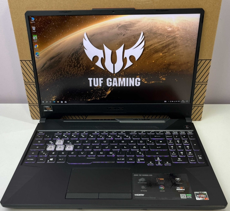 Ноутбук: ASUS TUF Gaming 15.6" 144Hz, Ryzen 7 , 4800H, RTX 2060, 6Gb , 16Gb, 512Gb. Київ - фото 1