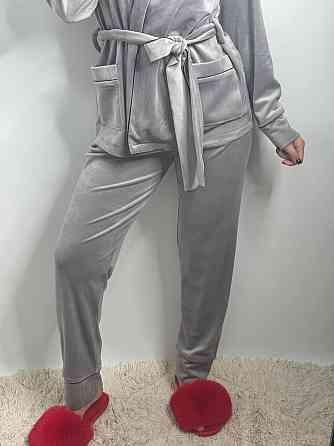 Домашній костюм шаль Сірий L Харків