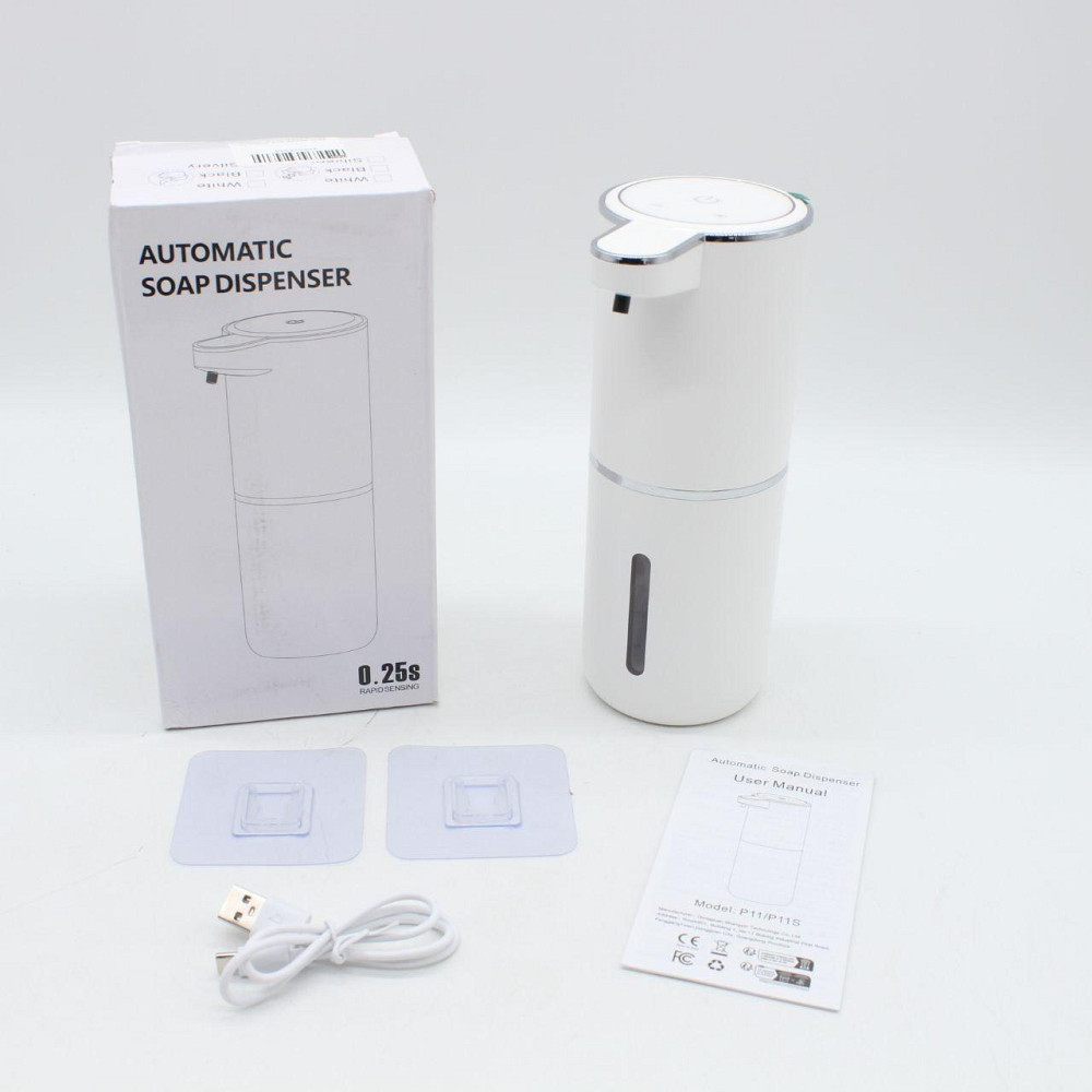 Автоматичний дозатор для мила 300мл, від USB / Диспенсер для рідкого мила / Безконтактний дозатор для піни Київ - фото 9