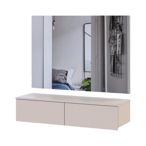 Комплект мебели Doros Левия + зеркало Кашемир 100х32х100 (42005237) Львов