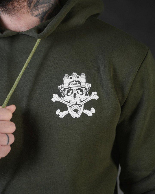 Худи CELEO на флисе  олива diner  ВТ3889 Одесса - изображение 7