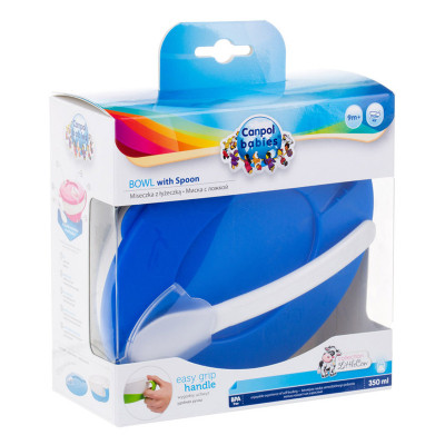 Тарелка детская Canpol babies 350 мл Синяя (31/406_blu) Винница - изображение 4