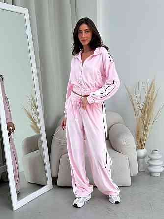 Велюровый спортивный женский костюм Зефирный 48/52 Харьков