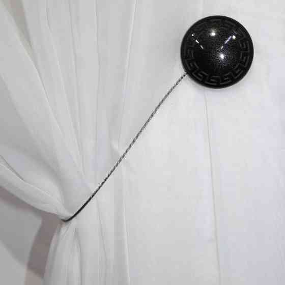 Магніти для штор і гардин (200м) Афіна набір 2 шт Чорний (81-111) Київ