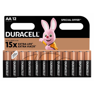 Батарейка Duracell AA лужні 12 шт. в упаковці (5000394006546 / 81551275) Винница - изображение 2