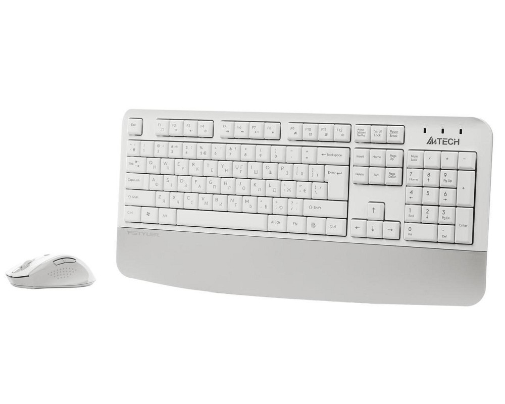 Комплект (клавіатура, миша) бездротовий A4Tech Fstyler FG2500S Plus White ( 21742 ) Харків - фото 1