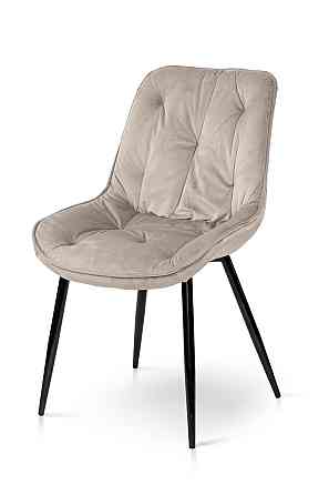 Стілець Прадо-R чорний/ велюр бежевий Київ