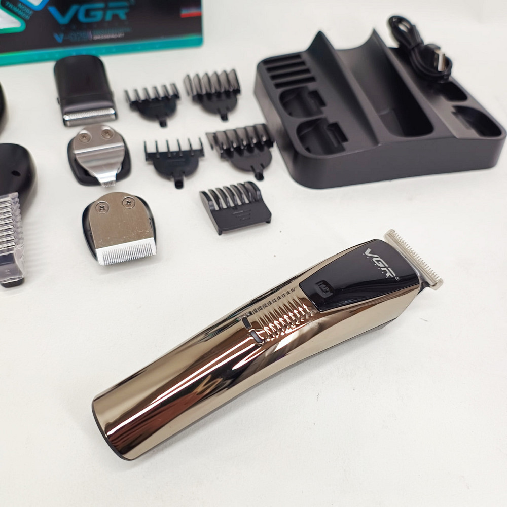 Чоловічий тример для окантовки, Акумуляторна машинка-тример для стрижки волосся Тример скронь HX-93 Львів - фото 6