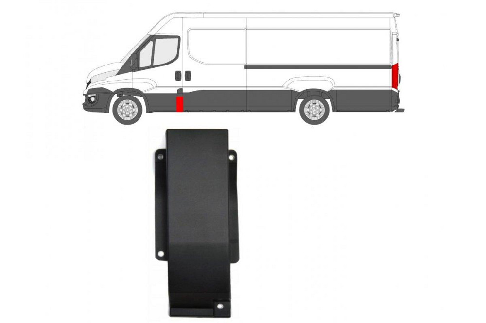Накладка стійки кабіни GP Iveco Daily E6 ліва (5801521541) Київ - фото 2