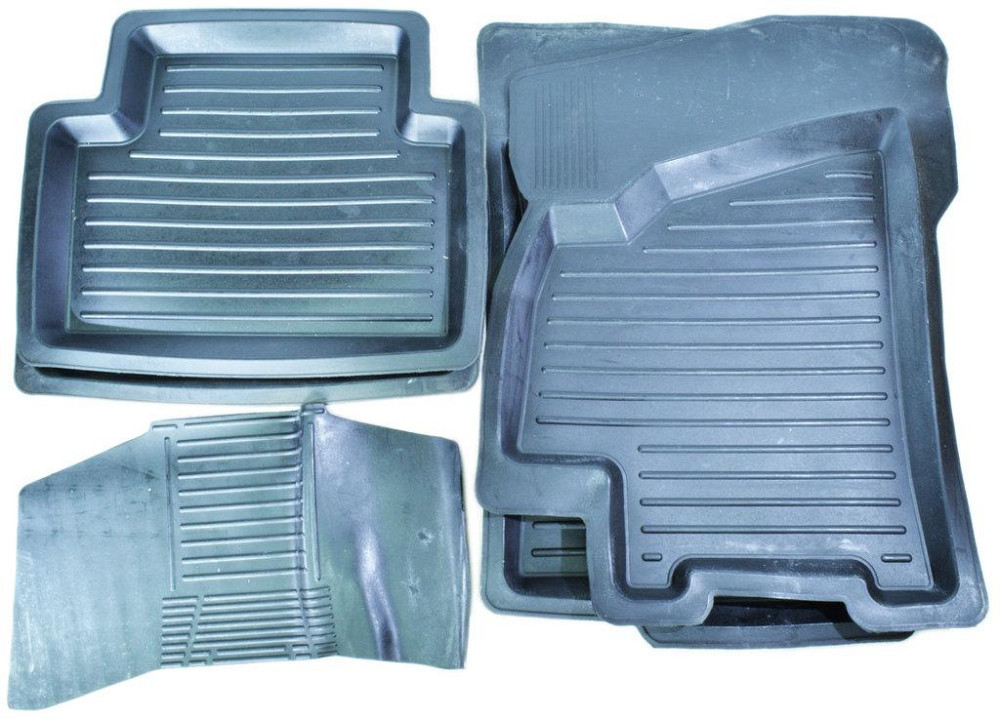 Килимки салону гумові Daewoo Lanos, Aveo,(з перемичкою), к-т (5 шт.) Київ - фото 1