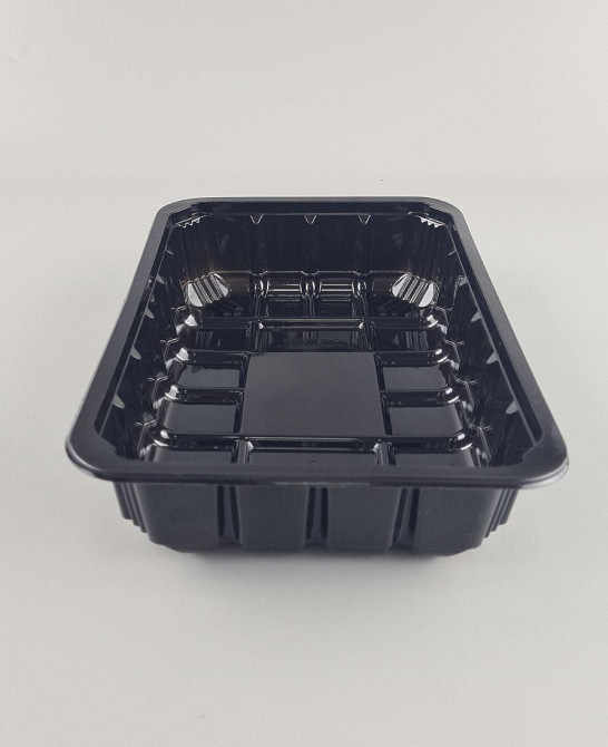 Харчові паковання поліпропіленова на М-4 (260х177х55) чорний полімерний (50 шт.) Харків - фото 2