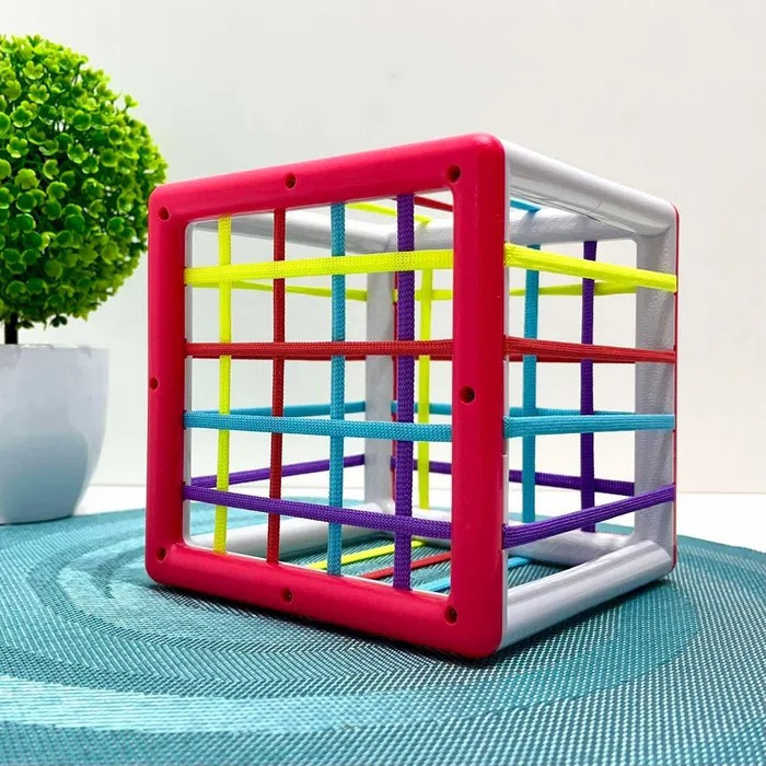 Сортер дитячий гумки на гранях 6 фігур-брязкальце (PLC488-PLC388) Чернигов - изображение 8