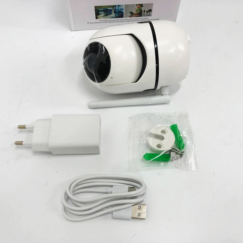 Камера відеоспостереження для дому квартири WiFi, Камери спостереження поворотні, Поворотна wifi камера TZ-30 Львів - фото 4