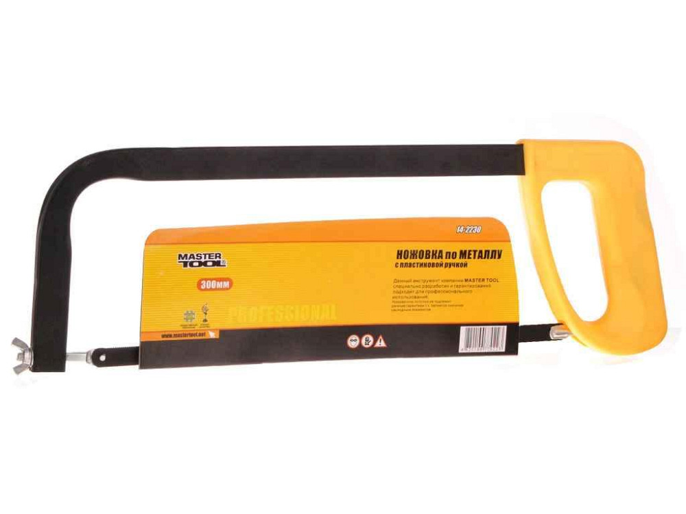 Ножівка по металу (пл. ручка) 14-2230 ТМ MASTER TOOL   Solmir Київ - фото 1