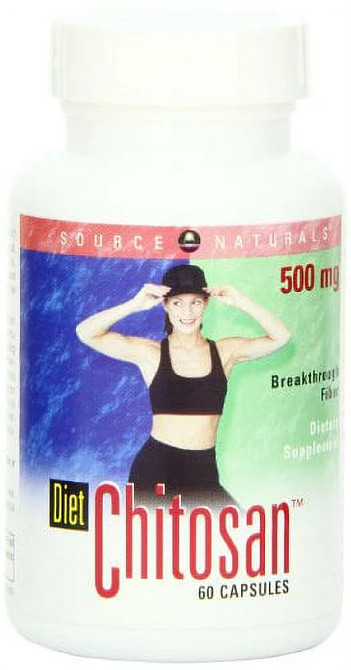 Хитозан Source Naturals Diet Chitosan 500 мг 60 капсул Луцк - изображение 1