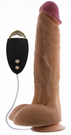 Вібратор на присосці EGZO Ciberskin DVR004 ( 23 см х 5,5 см ) Sex Aura Київ