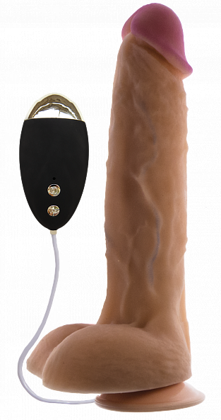 Вібратор на присосці EGZO Ciberskin DVR004 ( 23 см х 5,5 см ) Sex Aura Київ - фото 2