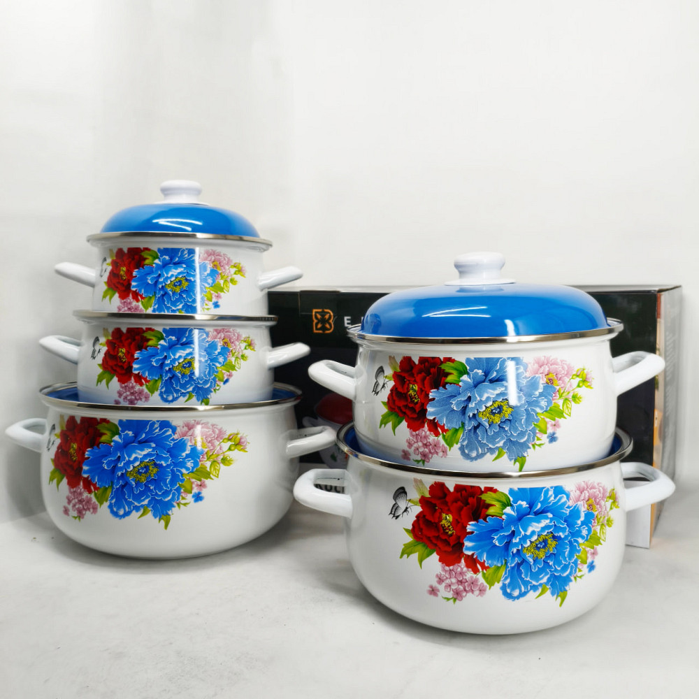 Набор посуды кастрюли, Набор кастрюль с инновационным антипригарным покрытием посуды для дома LB-33 Львов - изображение 8