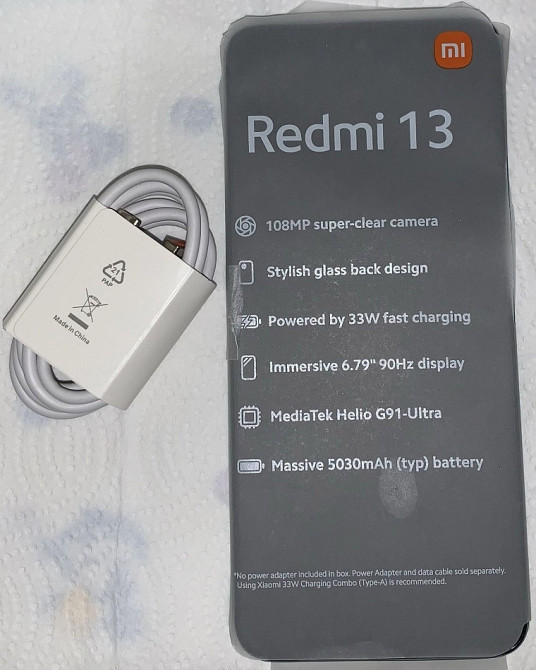 Телефон Redmi 13 6+128 синий. Київ - фото 3