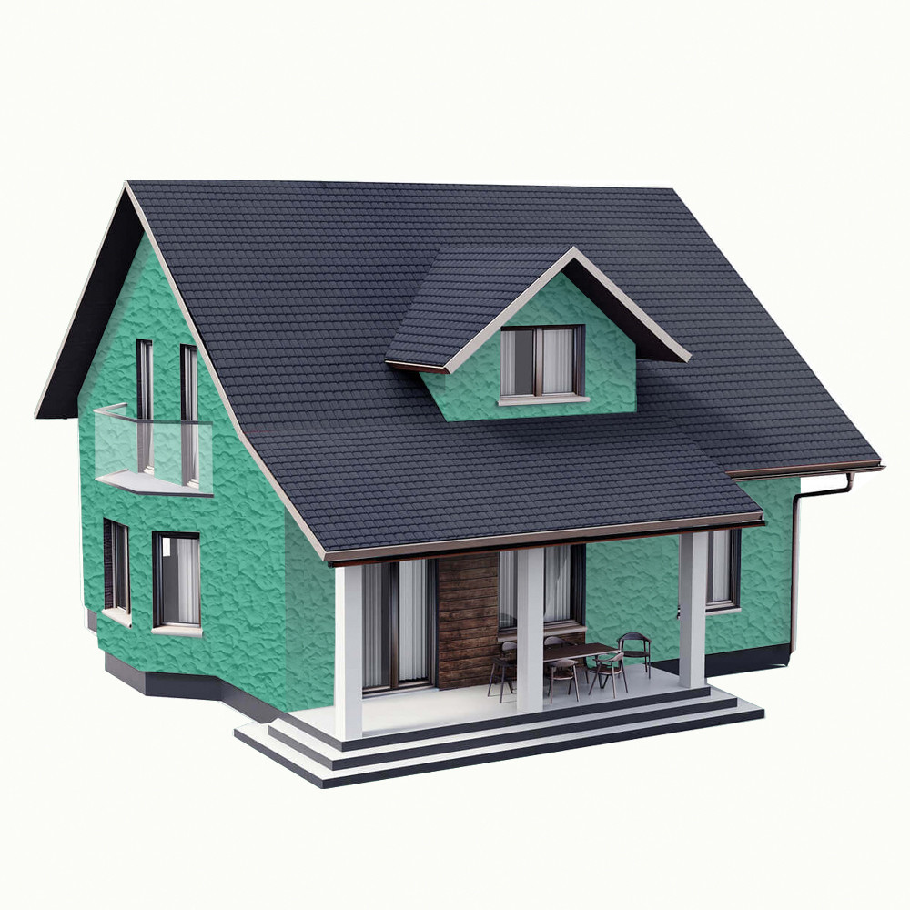Краска цветная СТРУКТУРНАЯ Skyline 3040-B80G Чирок 24 кг Харьков - изображение 5