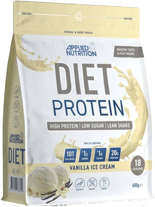Протеїн Applied Nutrition Diet Whey Protein 450 г, Vanilla Ice Cream Луцьк - фото 1