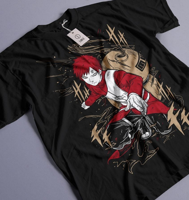 Футболка аниме Наруто оверсайз (S/M/L) Черний AnimeJ0809 Днепр - изображение 2