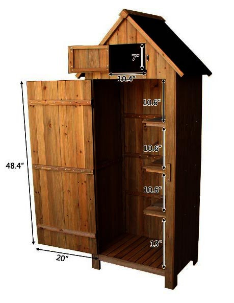 Шафа для садового інвентарю "Санмаркос" мускат Миколаїв - фото 3