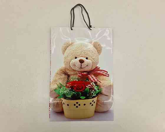 Большой бумажный пакет вертикальный  25/37/8(артBV-027) (12 шт) Харьков