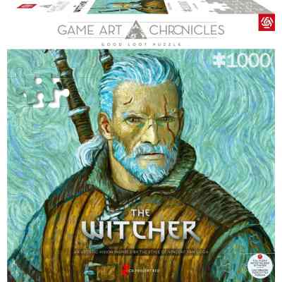 Пазл GoodLoot The Witcher Geralt of Rivia & Vincent van Gogh 1000 эл. (5908305247548) Винница