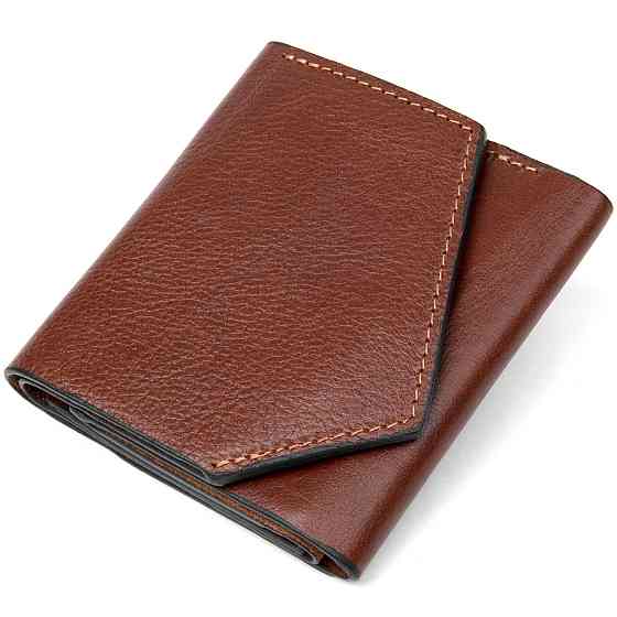 Оригинальное портмоне для мужчин GRANDE PELLE 11464 Коричневый Киев