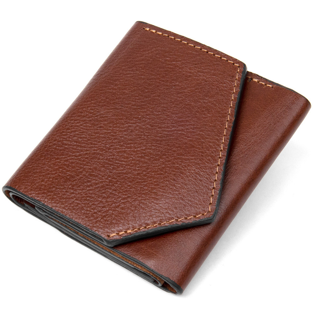 Оригинальное портмоне для мужчин GRANDE PELLE 11464 Коричневый Киев - изображение 1