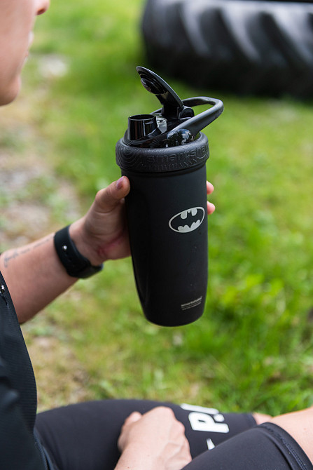 Шейкер спортивний SmartShake Reforce 900ml DC Batman Logo Луцк - изображение 8