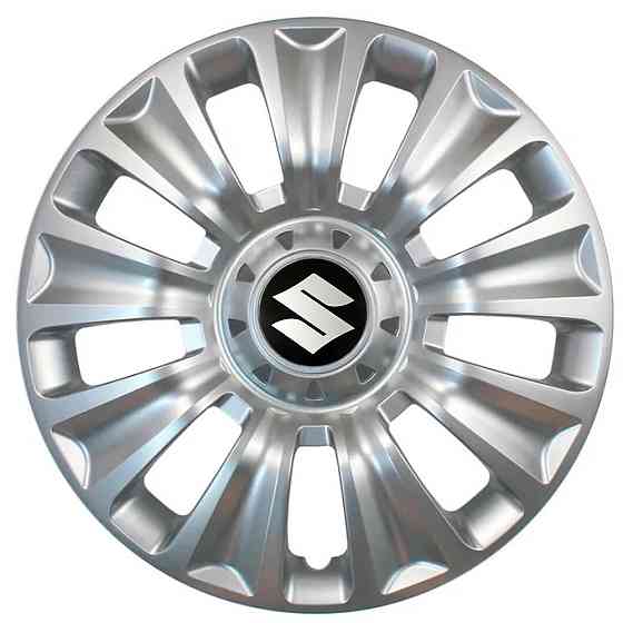 Автомобільні модельні ковпаки R16 Suzuki 424 4шт, SJS, сріблясті Київ