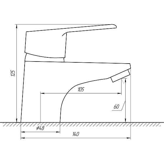 Змішувач для умивальника DOMINO BLITZ DBC-101 Київ