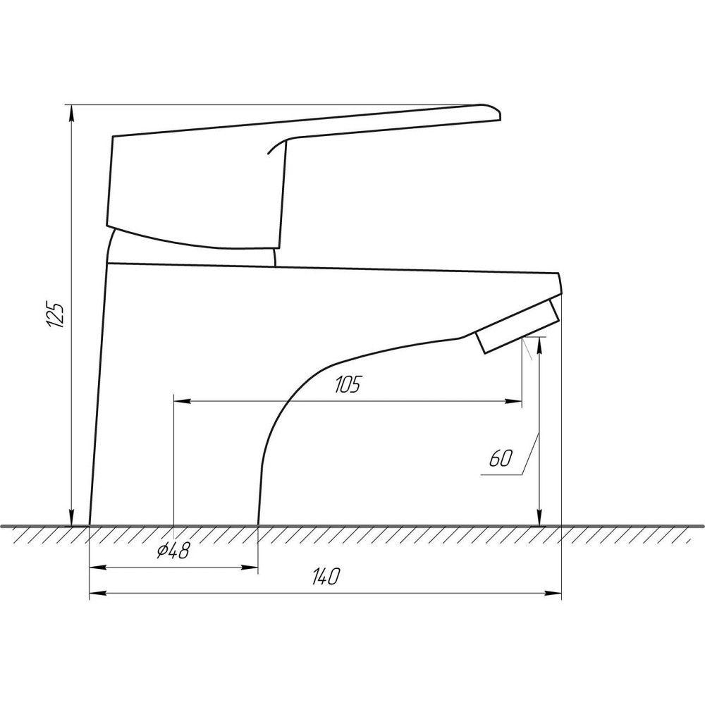 Змішувач для умивальника DOMINO BLITZ DBC-101 Київ - фото 4